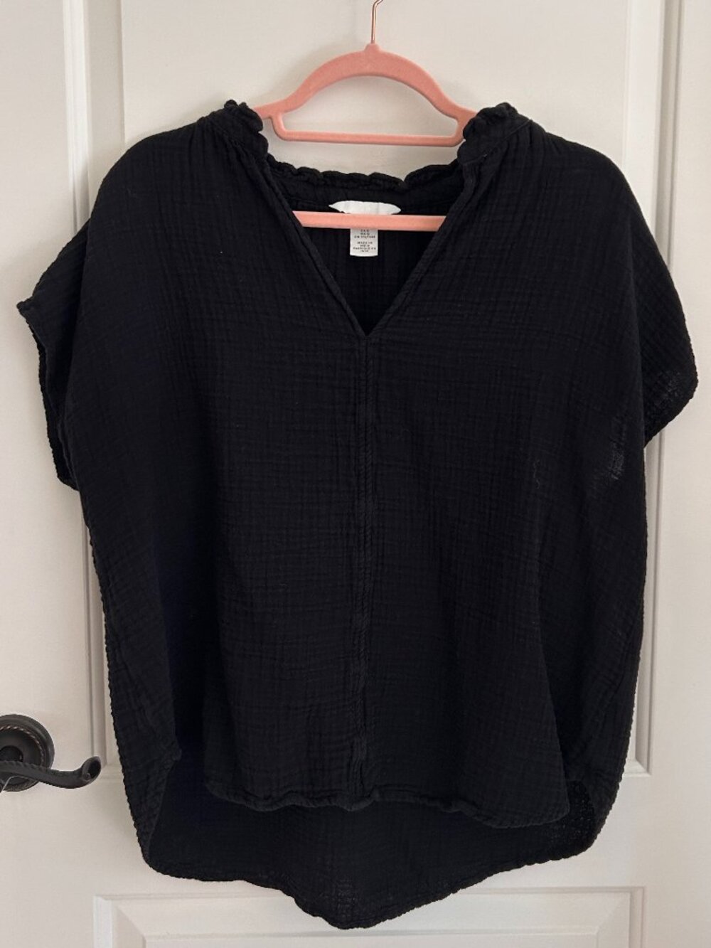 Target Black V-Neck Blouse